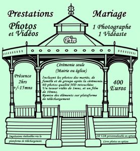 Tarif mariage PIN