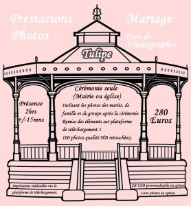 Tarif Mariage TULIPE