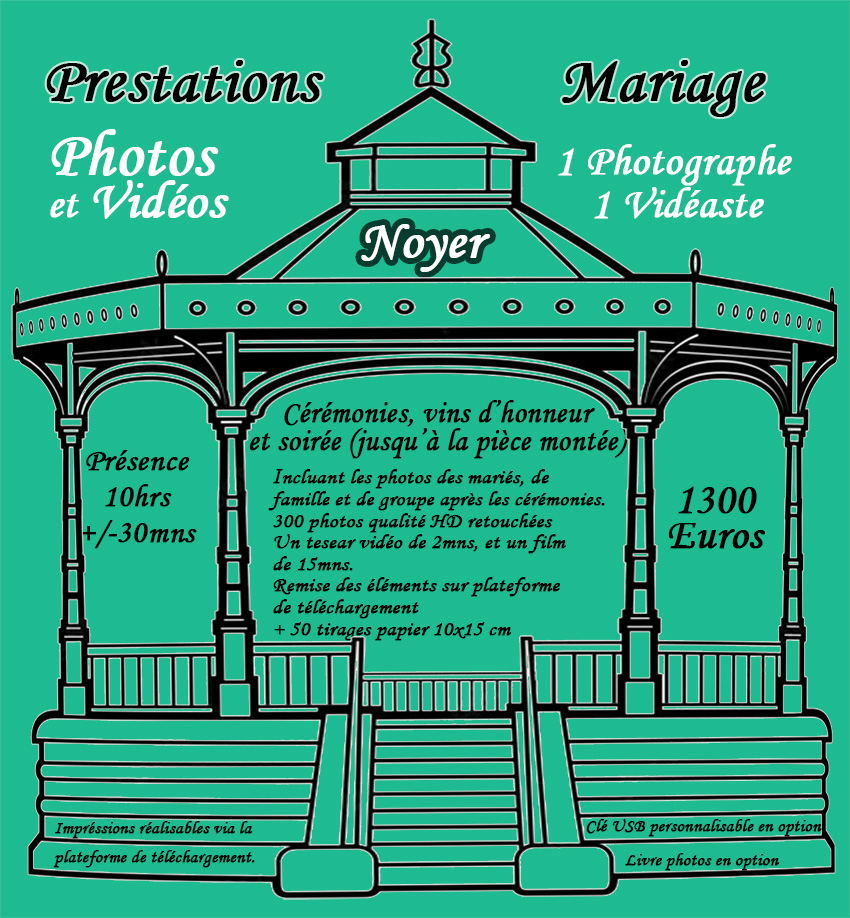 Tarif mariage NOYER