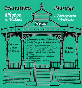 Tarif mariage NOYER